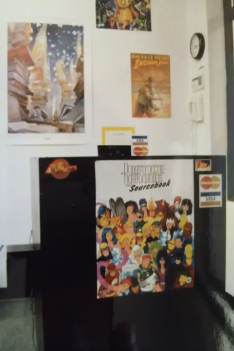 The original cash register area of Rocket Comics