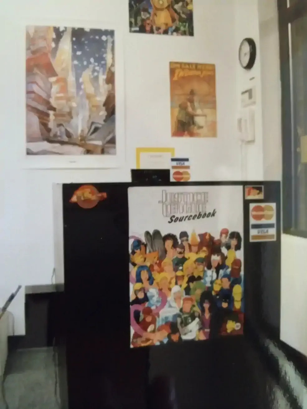 The original cash register area of Rocket Comics