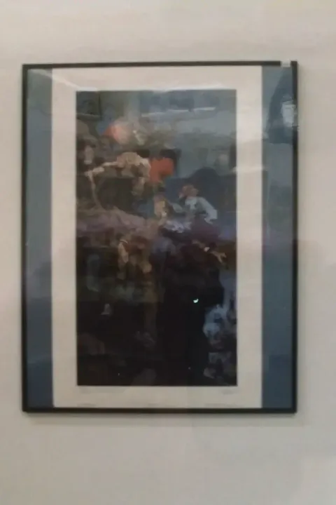 A sample of posters and prints on display at Rocket Comics