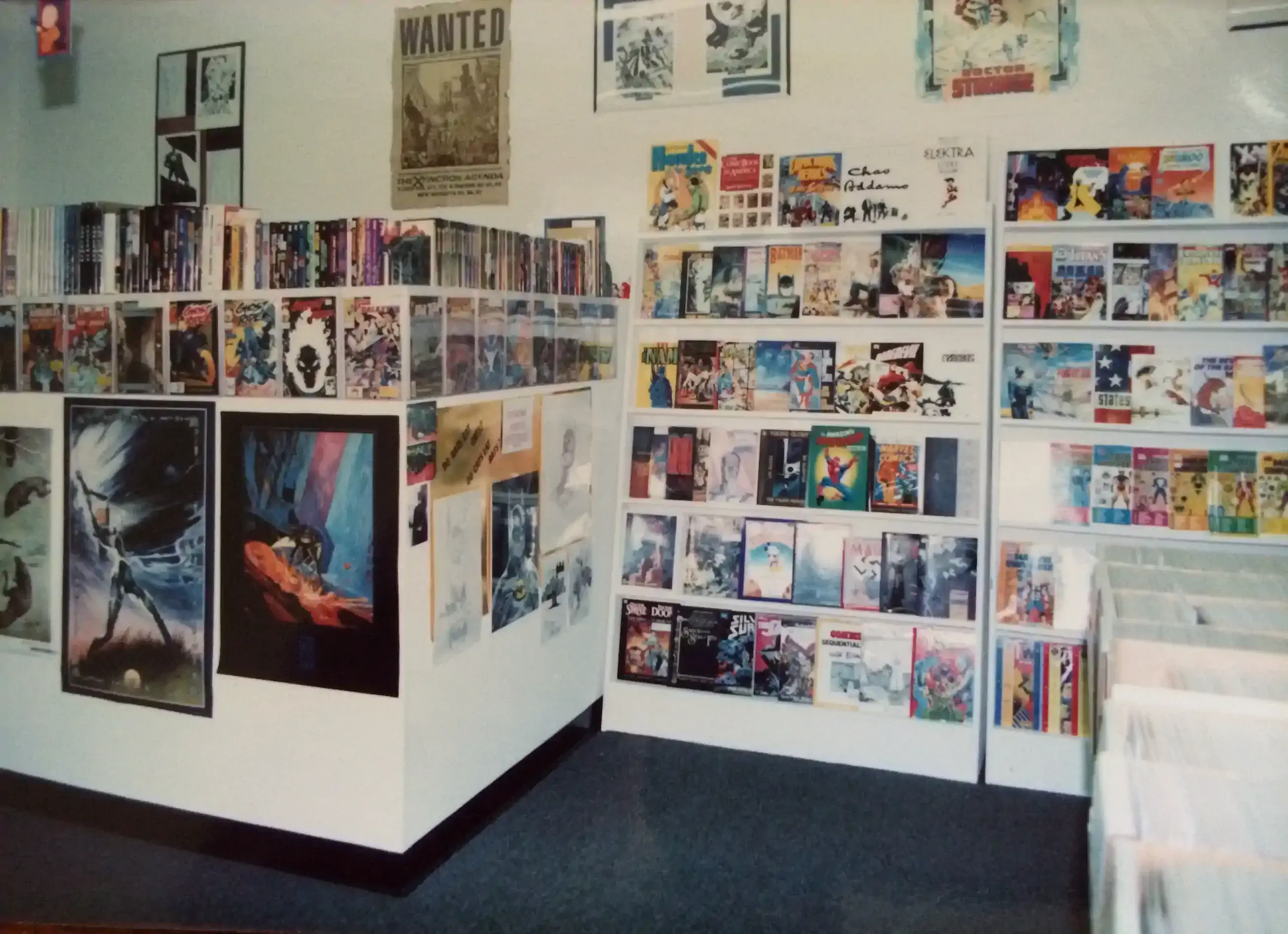 The graphic novel and novels corner