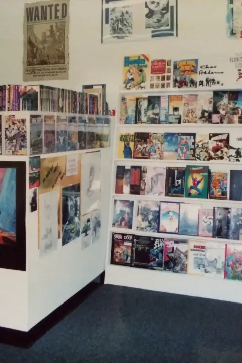 The graphic novel and novels corner