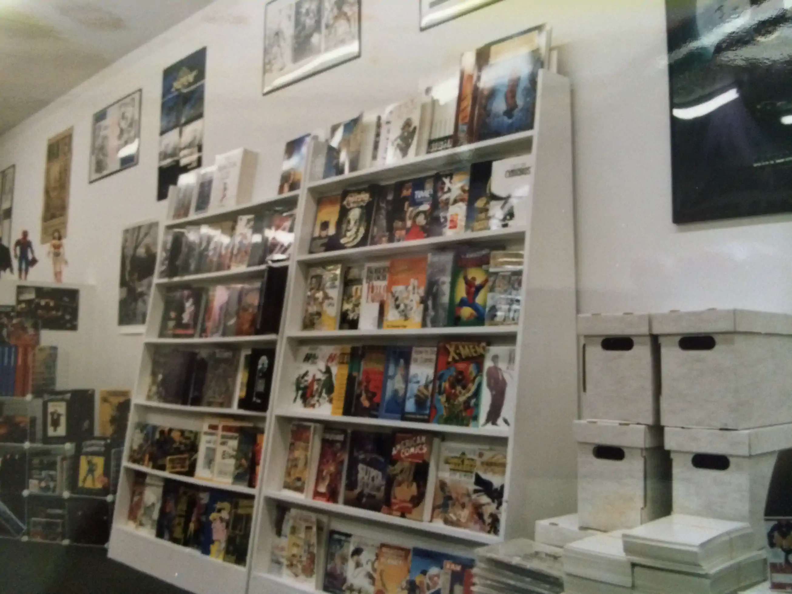 Comic book supplies and more graphic novels