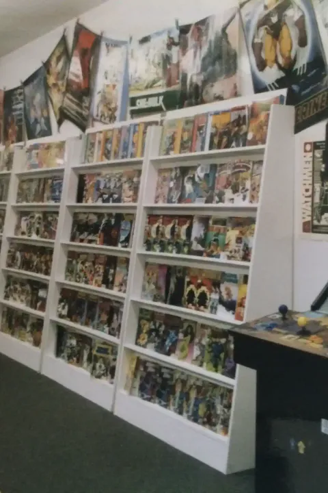 The expanded new comics racks