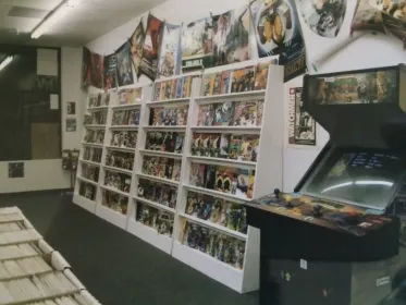 The expanded new comics racks