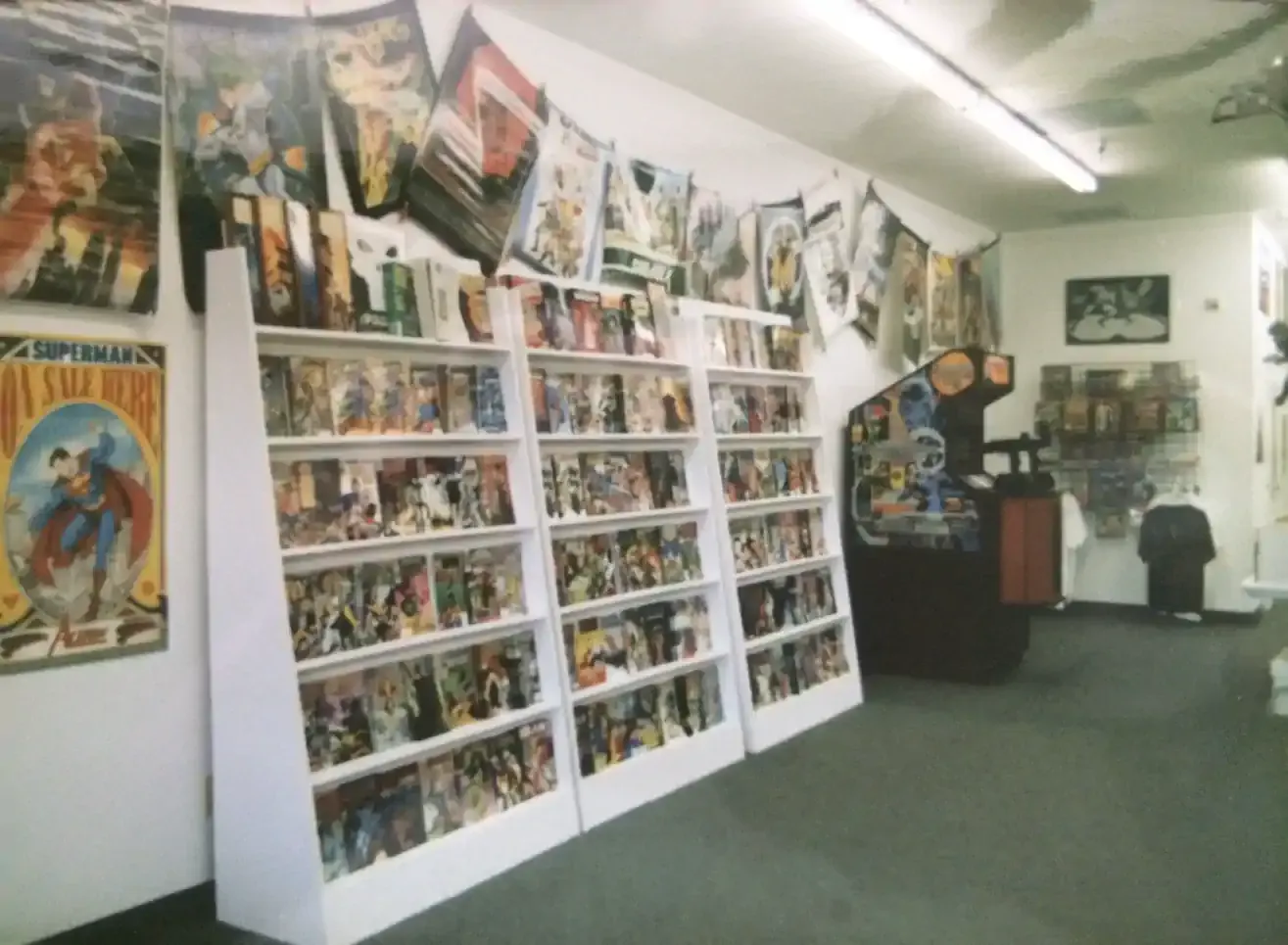 The original new comics racks...