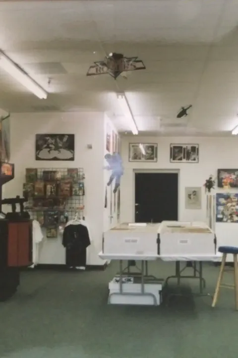 A much smaller back issue bullpen from the early days at Rocket Comics