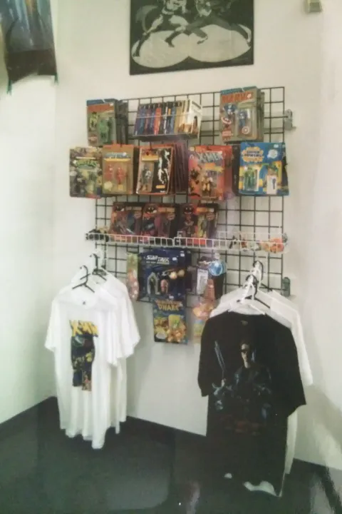The Toys and T-Shirts corner