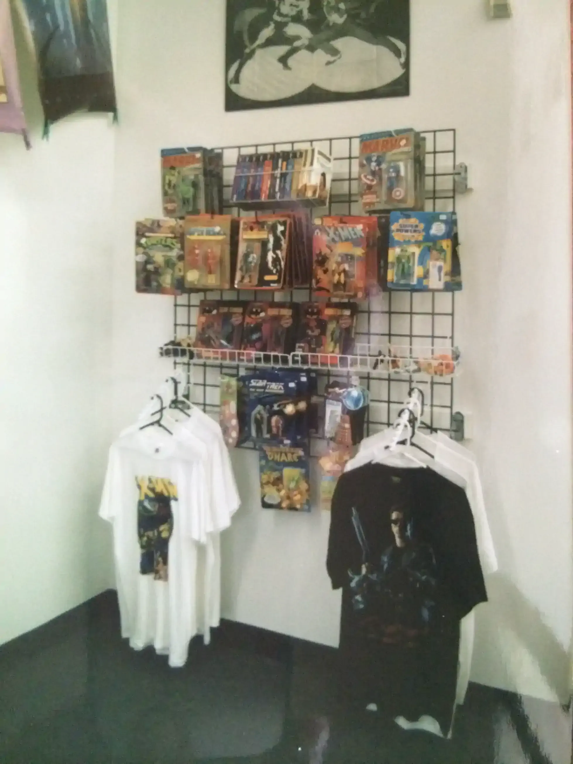 The Toys and T-Shirts corner