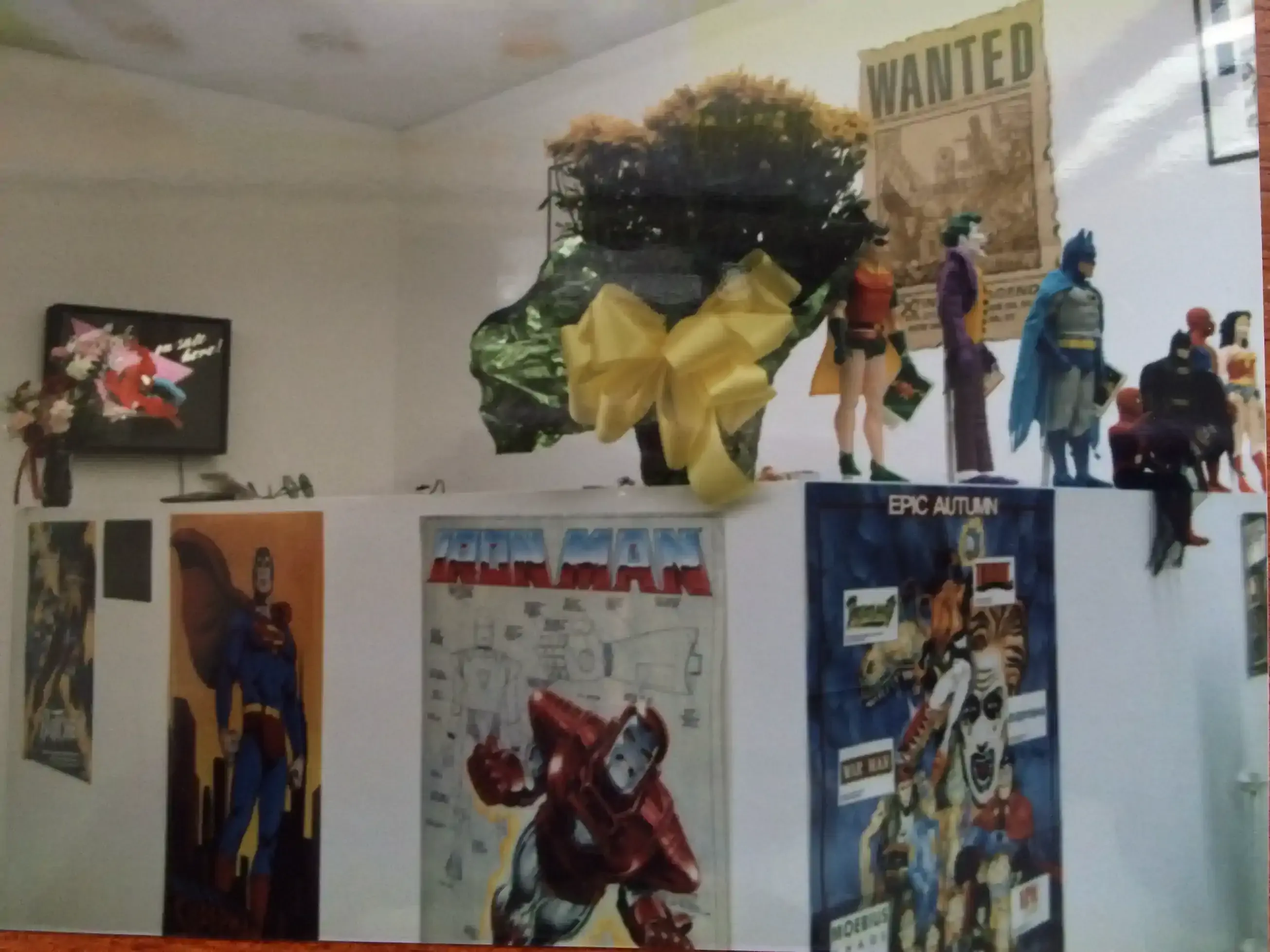 How sweet! Someone sent flowers for our grand opening